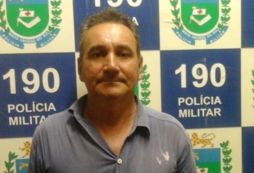 Suposto autor de homicídio e preso minutos após o crime em bairro de Ponta Porã, em uma rápida ação da Policia Militar.