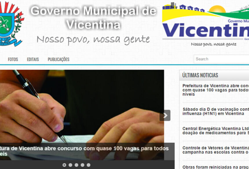 Com salários de até R$ 2.400 - prefeitura abre concurso com quase 100 vagas em VICENTINA