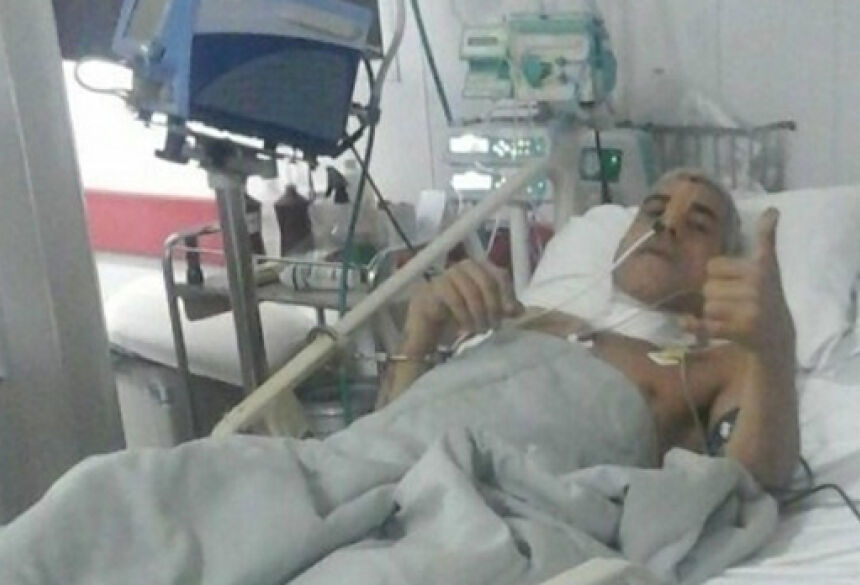 Brasileiro está internado em hospital de Assunção - Foto: Divulgação/WhatsApp