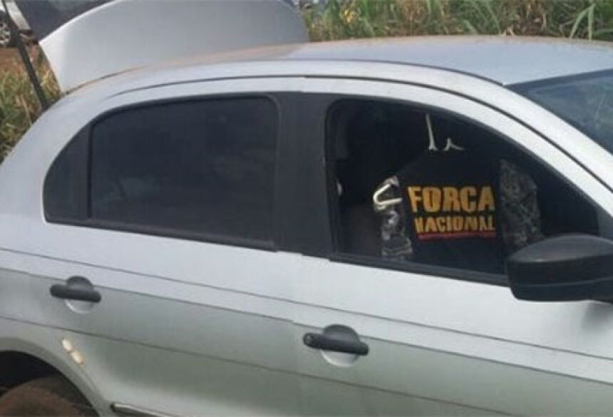 Farda da Força Nacional seria para tentar despistar fiscalização policial - Foto: Divulgação/PRF