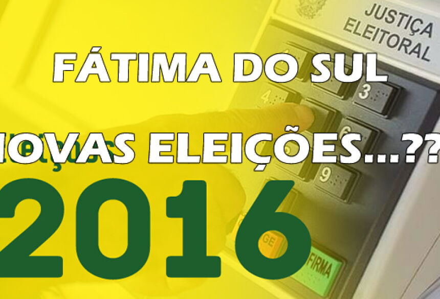 FÁTIMA DO SUL corre o risco de novas eleições e candidato do PSDB recorre da cassação da candidatura