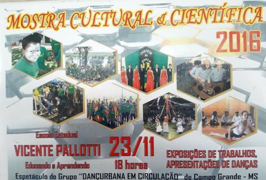 Mostra Cultural e Científica acontece nesta quarta na Escola Vicente Pallotti em FÁTIMA DO SUL
