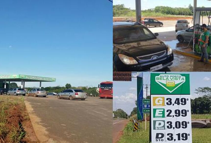 FOTOS: ROGÉRIO SANCHES / FÁTIMA NEWS - Auto Posto Bela Vista é inaugurado com gasolina à R$ 3,49 em FÁTIMA DO SUL