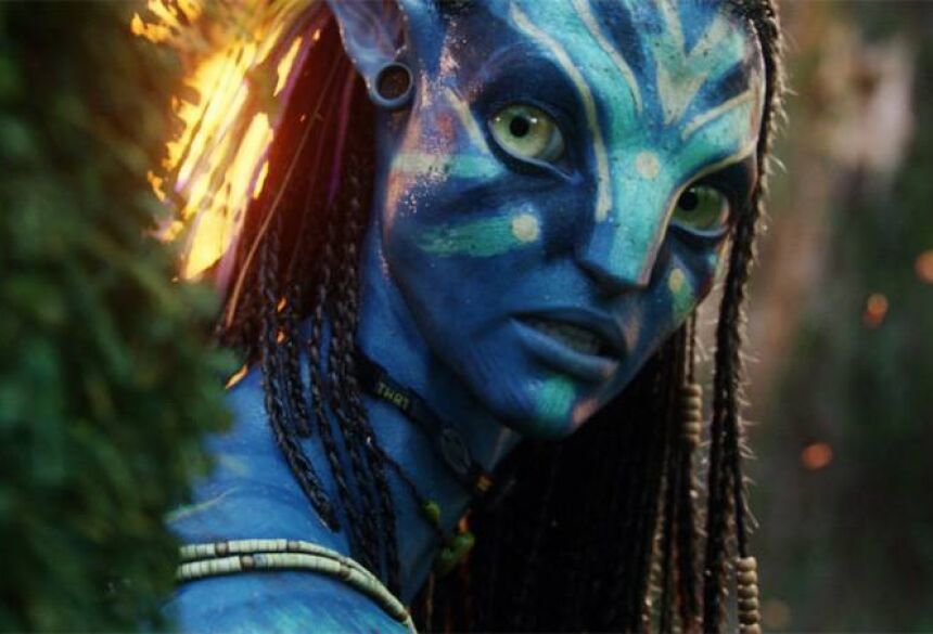 Zoe Saldana em Avatar (Reprodução/Divulgação)