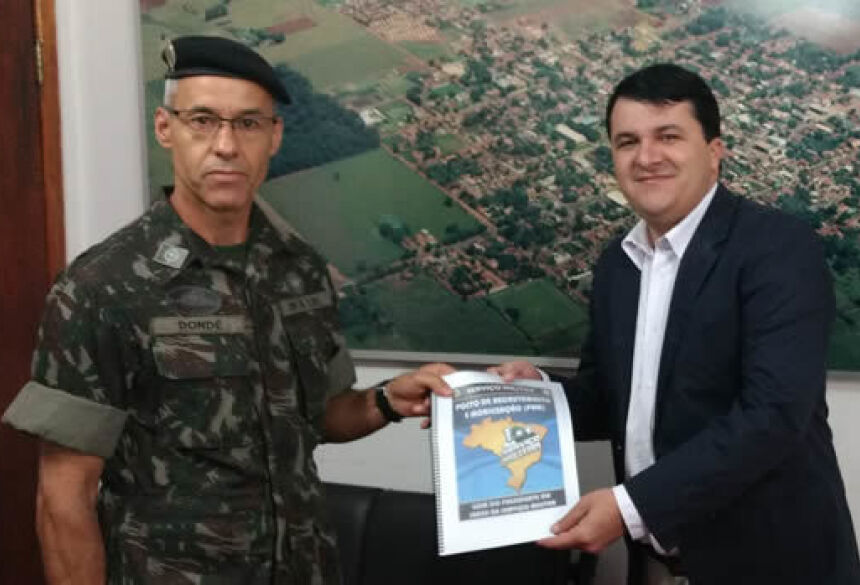 FOTO: EVERTON RICARDO - Prefeito Marquinhos do Dedé toma posse como Presidente da Junta Militar em VICENTINA