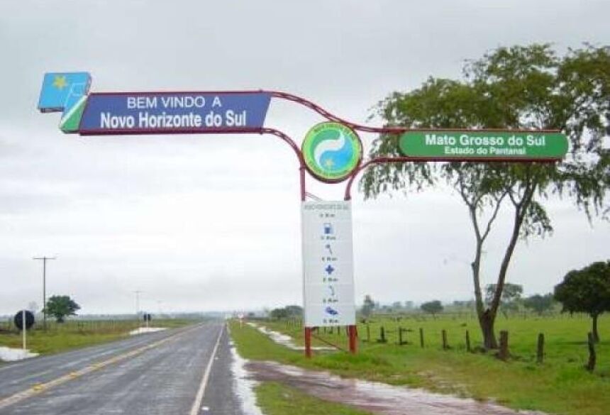 Novo Horizonte do Sul foi o município de MS que perdeu mais habitantes em um ano. Foram 132 pessoas que deixaram de morar no município. (Foto: Divulgação)