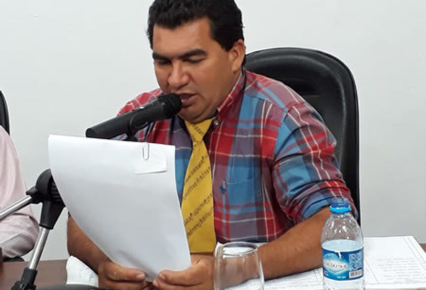 FOTO: DEMERVAL NOGUEIRA - Vereador Aribaldo Bispo