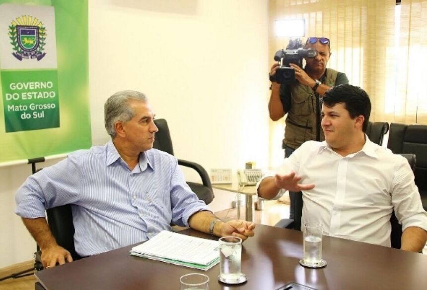 Foto: Chico Ribeiro - Reinaldo com Marquinhos do Dedé - prefeito de Vicentina