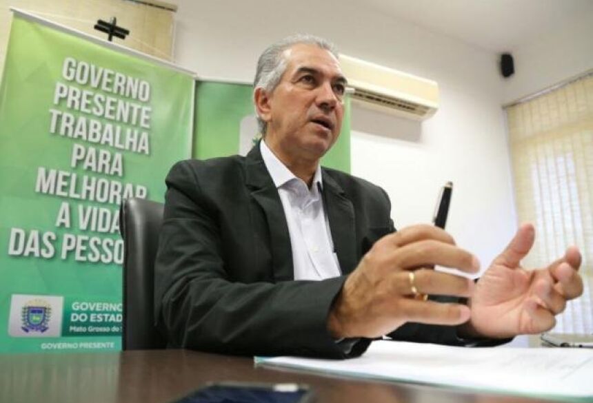 Governador do Estado, Reinaldo Azambuja, PSDB. (Foto: Marcos Ermínio).