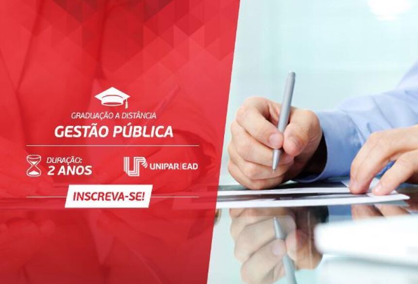 Unipar EAD Dourados destaca Graduação a Distância em Gestão Pública com ...