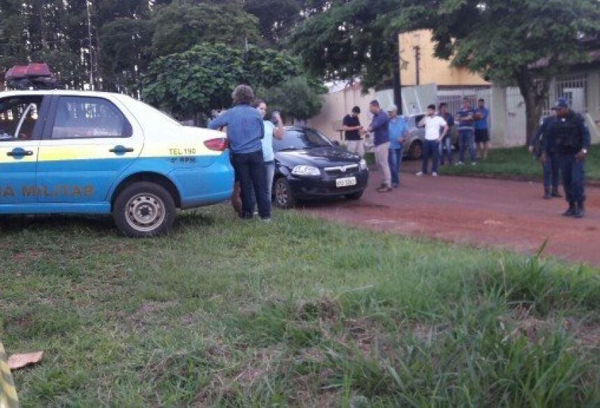 Polícia foi morto a 600 metros da delegacia, onde era lotado (Foto: Tião Prado - Pontaporãinforma)