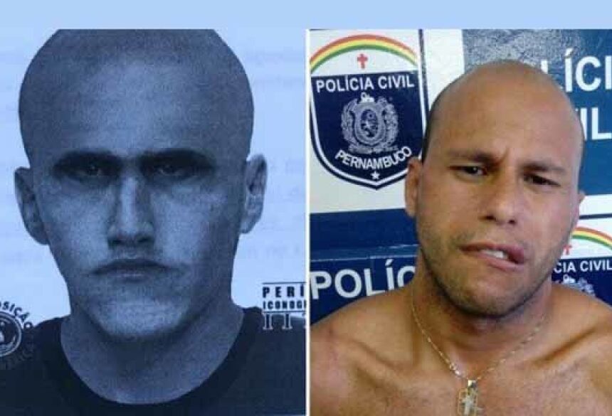 Alexandre Silva de Souza, de 31 anos, confessou os estupros Foto: Divulgação da Polícia Civil de Pernambuco