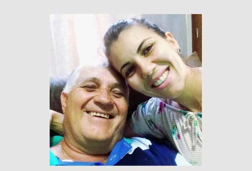 Tonho Ortega do lado de sua filha, Julliana Ortega / Imagens: Arquivo pessoal