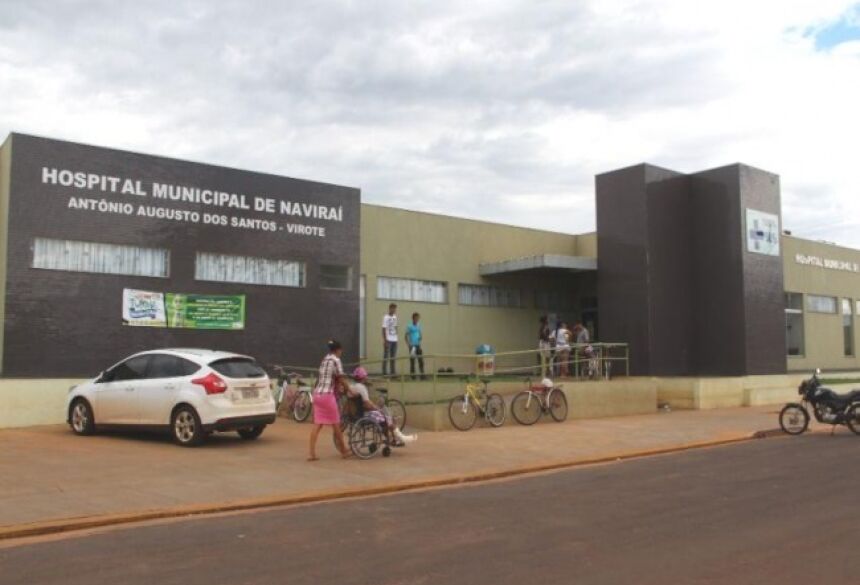 Mulher segue internada em hospital municipal de Naviraí e estado é grave - Foto: Divulgação