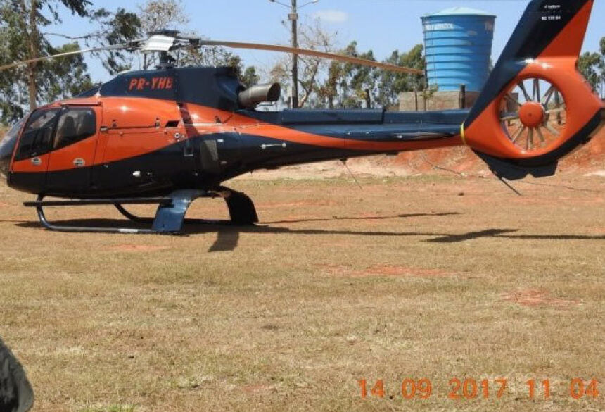 Quadrilha tem sete helicópteros, sendo um usado na execução de líderes do PCC, e grande patrimônio. (Foto: Divulgação/PF)