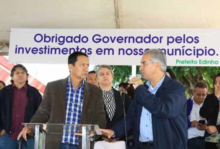Parte dos recursos anunciados pelo governador para Anaurilândia, R$ 3,9 milhões serão aplicados em saneamento básico - Imagem: Edemir Rodrigues