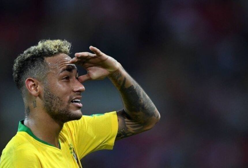 Neymar vai reencontrando o seu bom futebol Foto: KIRILL KUDRYAVTSEV / AFP