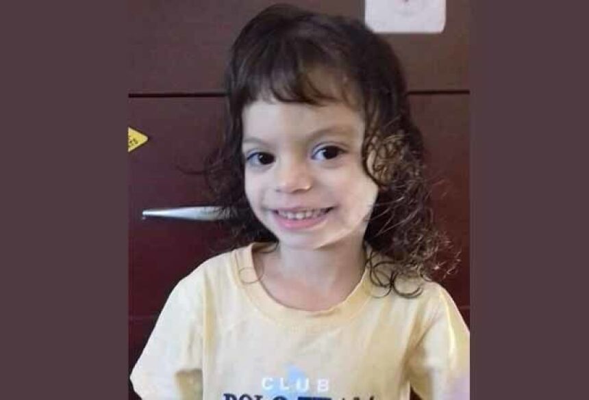 Giovana Mendes, de 4 anos, teve uma parada cardiorrespiratória e não resistiu — Foto: Arquivo Pessoal