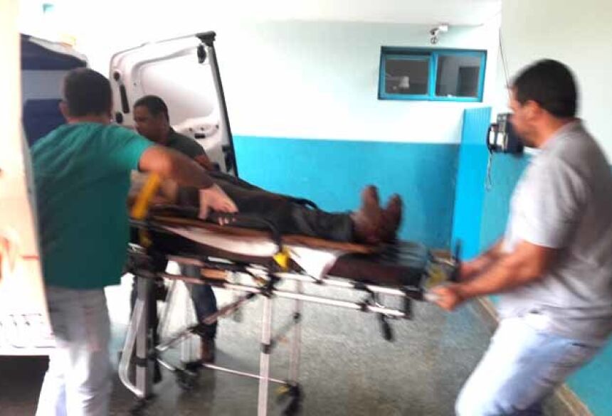 Vítima de raio chegou ao hospital em óbito (Olimar Gamarra)