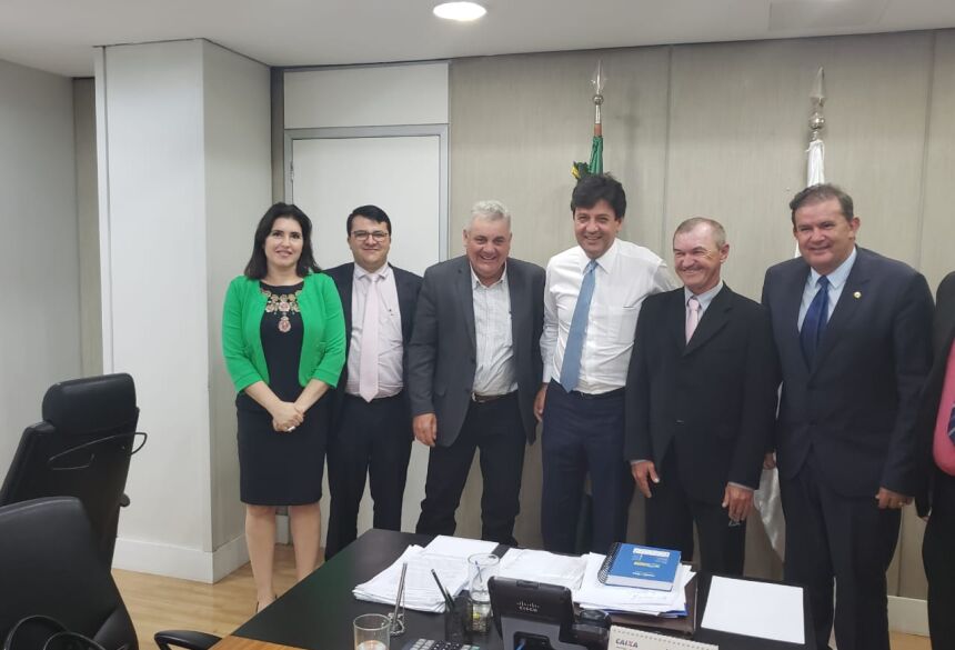 Marquinhos do Dedé agradece Senadora Simone Tebet e Deputado Eduardo Rocha, por agendas em Brasília