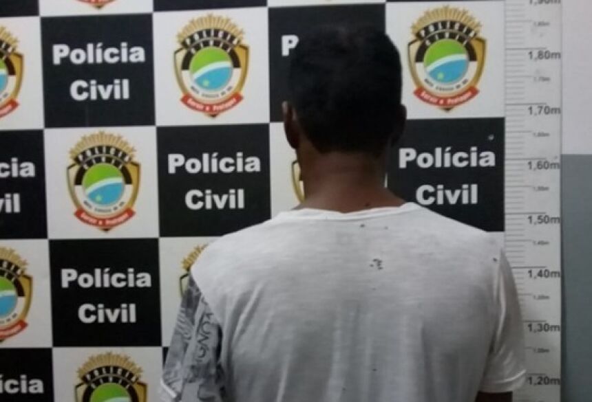 Homem foi preso na segunda-feira pela Polícia Civil de Ladário