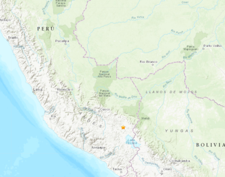 Mapa Peru (imagem: Veja)
