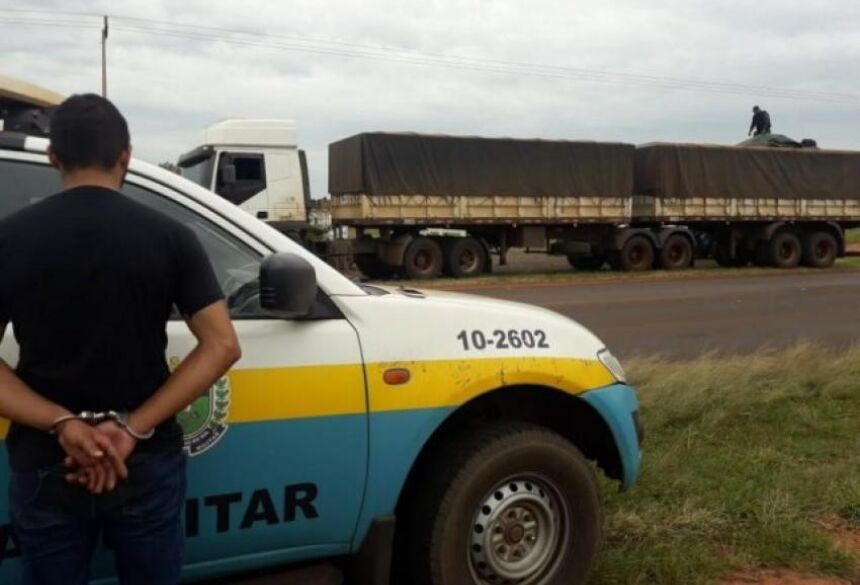 Motorista, de 30 anos, admitiu que receberia R$ 3 mil para entregar carregamento, em Três Lagoas
