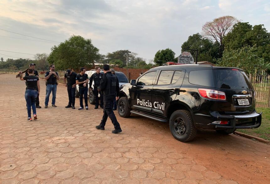 Operação da Polícia Civil cumpre mandados de busca e apreensão em Fátima do Sul