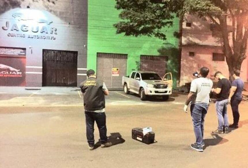 Evandro Tobias Garai (32) que na tarde de sábado (17) se encontrava na rua Paraguai em frente de seu local comercial denominado “Jaguar Centro Automotivo”
