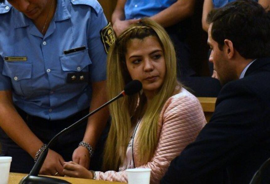 Brenda Barattini foi condenada a 13 anos de prisão Foto: LAURA LESCANO / Laura Lescano / TELAM / AFP