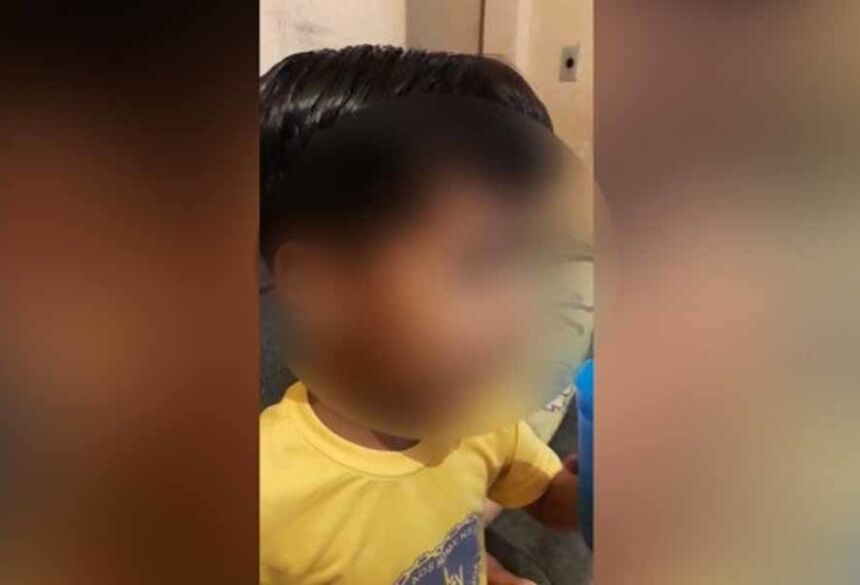 A criança que reclamou de não ir para a escola por causa dos tiros Foto: Reprodução