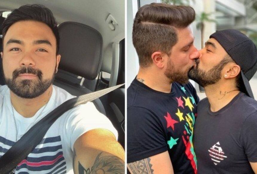 Mauro Sousa e o namorado Rafael Piccin Foto: Reprodução/Instagram