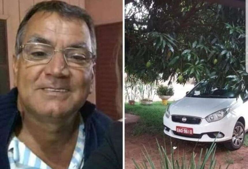 O taxista Ademar Beraldo Pereira, morto de forma cruel no último sábado 923). Foto> Divulgação