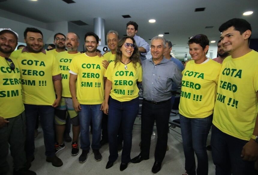 Fotos: Edemir Rodrigues - Empresários de turismo de Corumbá manifestaram apoio ao governador pela cota zero