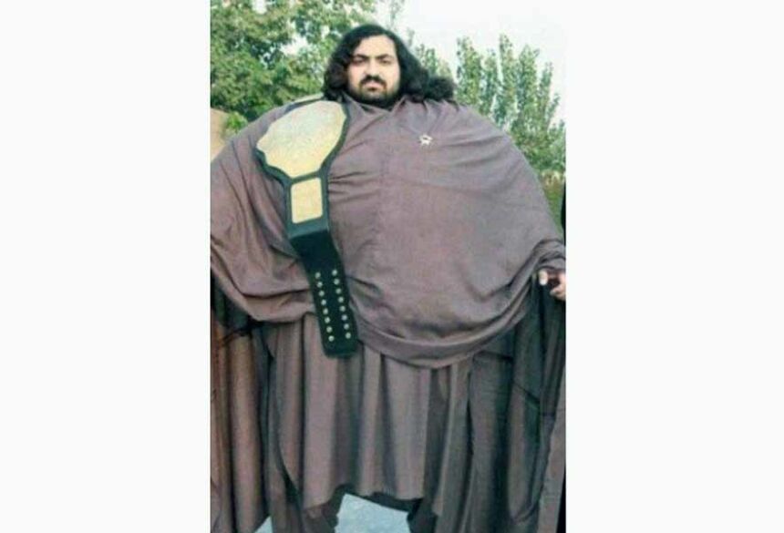 Arbab Khizer Hayat, o 'Hulk paquistanês' Foto: Reprodução/Twitter