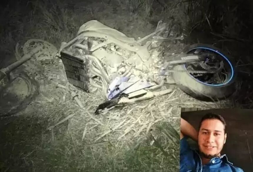 Motociclista não resistiu aos ferimentos e morreu no hospital de Dourados. (Foto: Caarapó News)