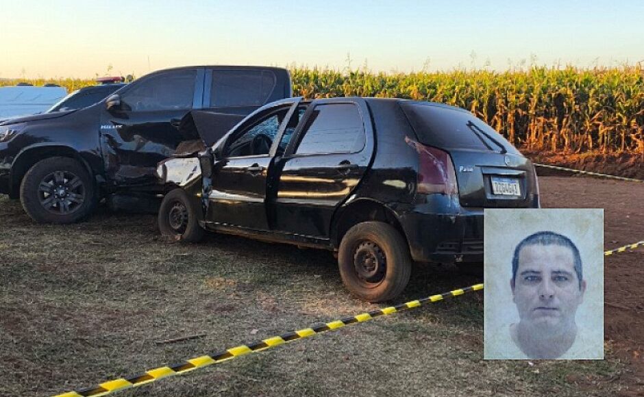 Motorista morre em acidente envolvendo carro de prefeito de cidade de MS
