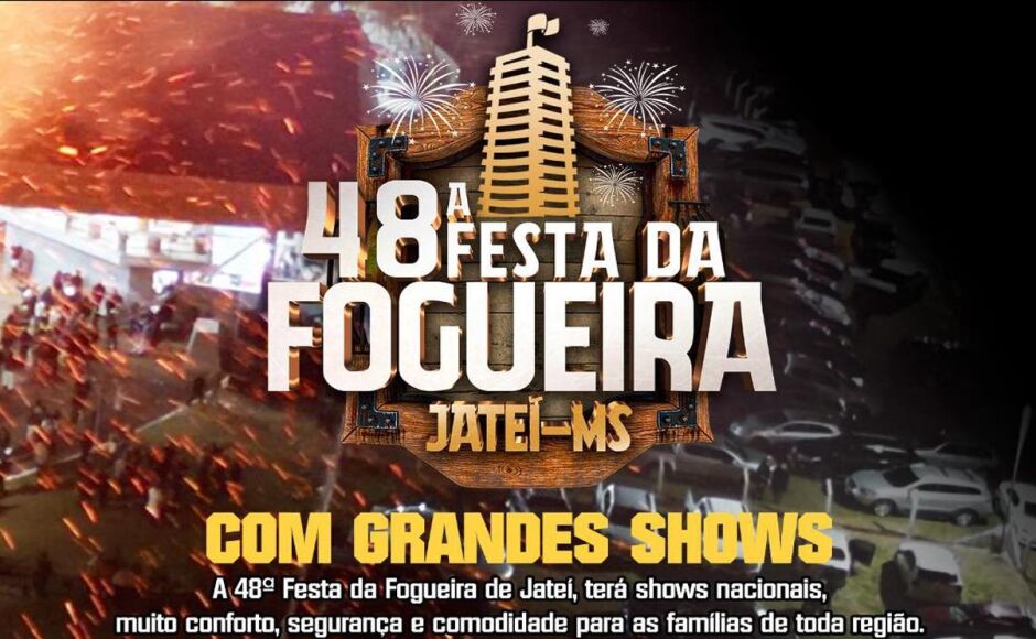 Grandes atrações e show Felipe & Rodrigo e MC Guimê no Camarote On 6.0 na Festa da Fogueira em Jateí