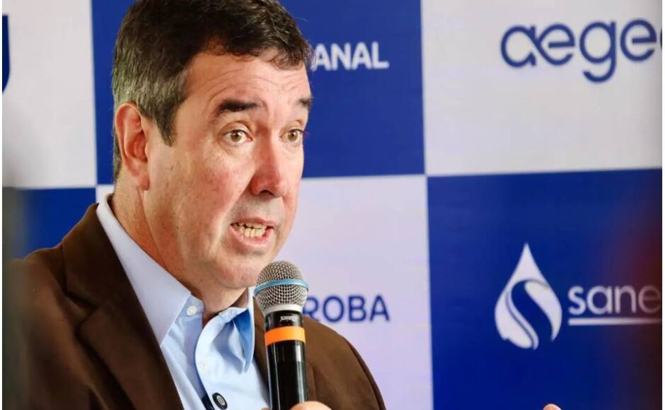 Riedel promete antecipar 6 anos da meta de universalização do esgoto em MS