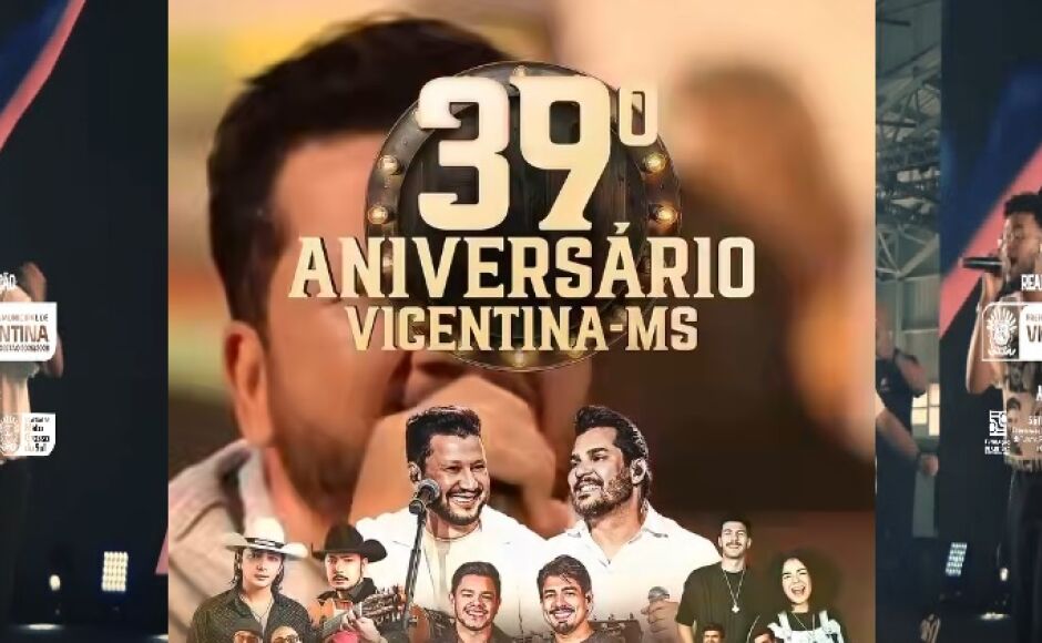 CONTAGEM REGRESSIVA: Shows, rodeio e cavalgada definidos, veja programação dos 39 anos de VICENTINA