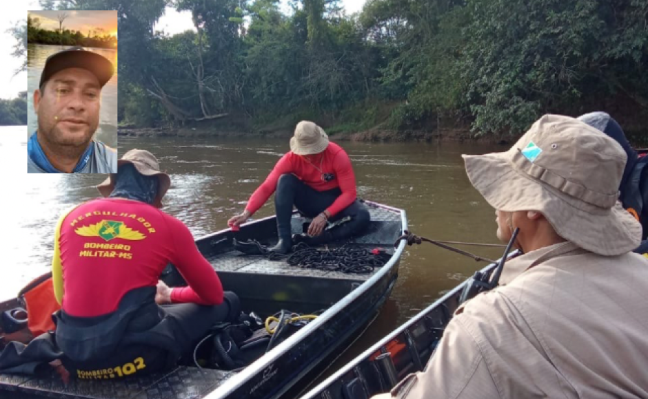 Corpo de guia de pesca é encontrado no Rio Dourados após 3 dias de buscas