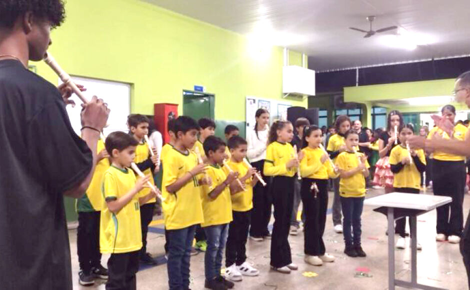 Flauta doce: Em Jateí, projeto soprou sons da história e colocou mais sonoridade na Escola Aberta