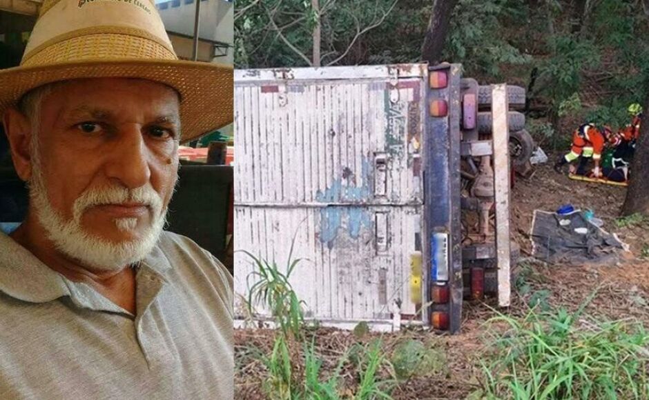 Empresário bate caminhão em árvore e morre na MS BR-163