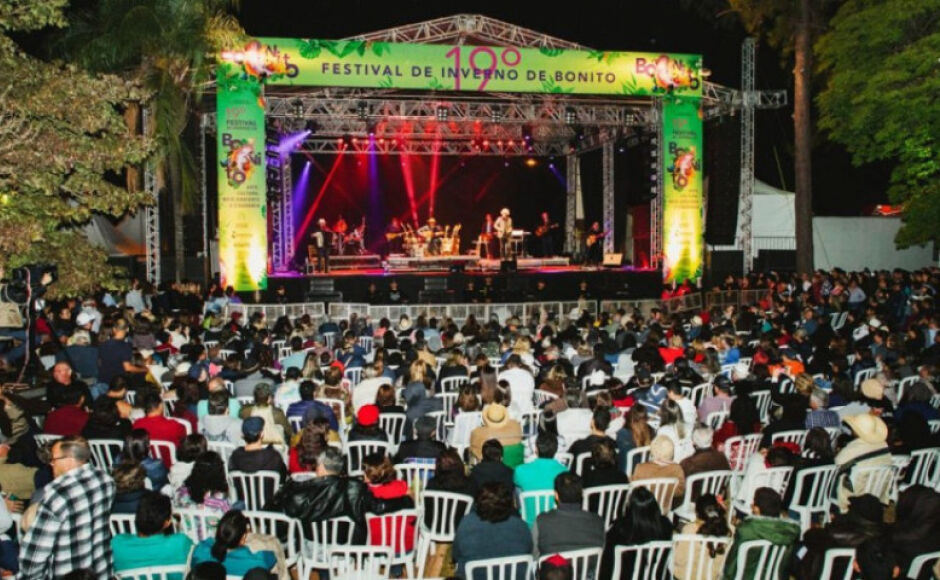 Festival de Inverno de Bonito começa hoje com cinco dias de cultura e grandes shows