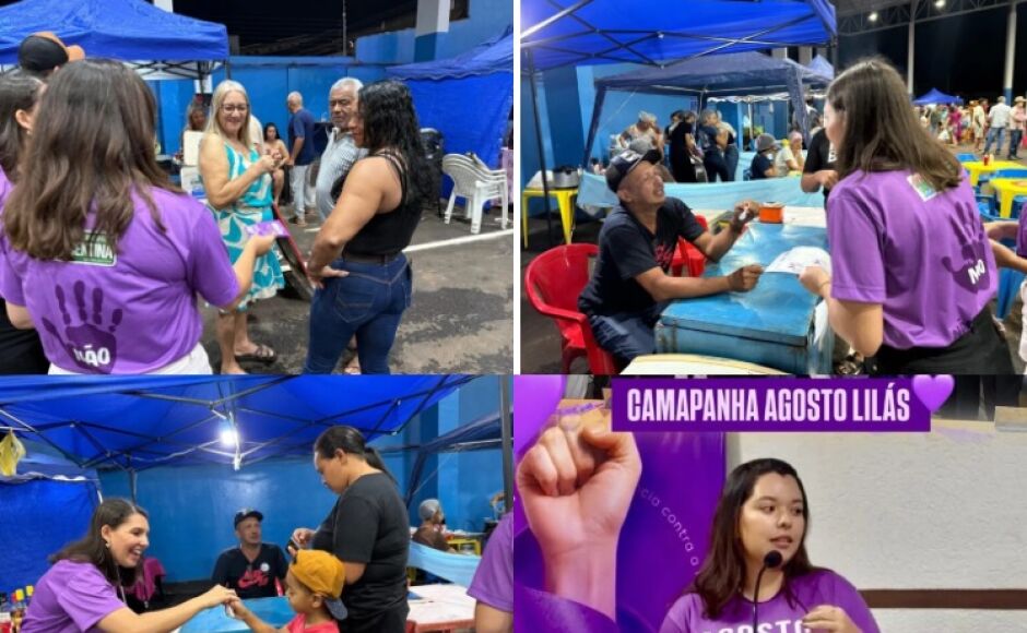 Vicentina mobilizada: Atividades contra violência às mulheres movimentam o Agosto Lilás