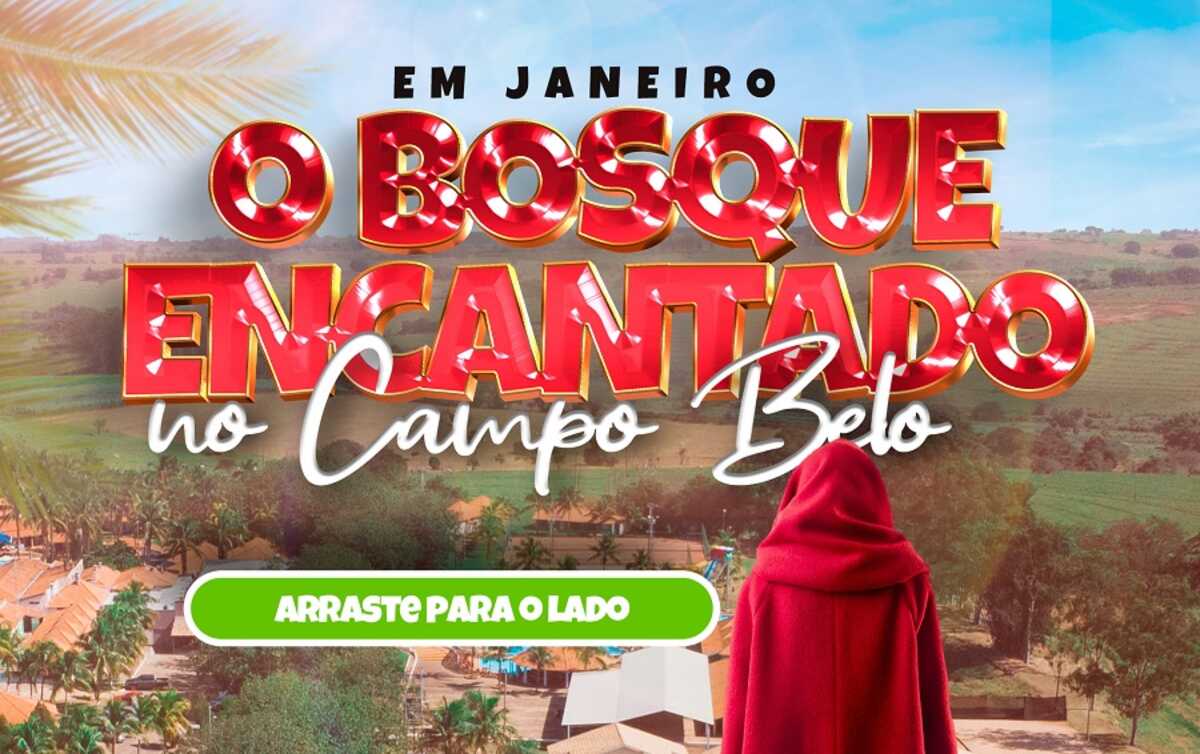 Férias de janeiro com muita diversão e aventura no Bosque Encantado do Campo Belo Resort