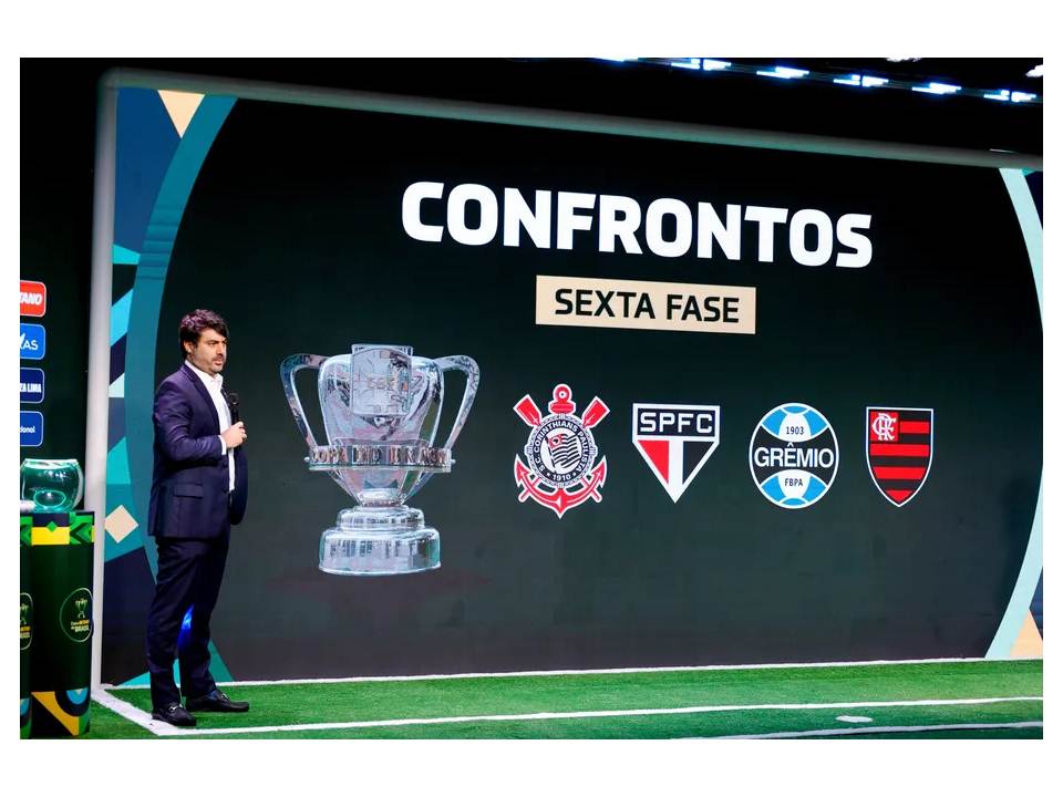 CBF divulga datas e horários dos jogos das semifinais da Copa do Brasil